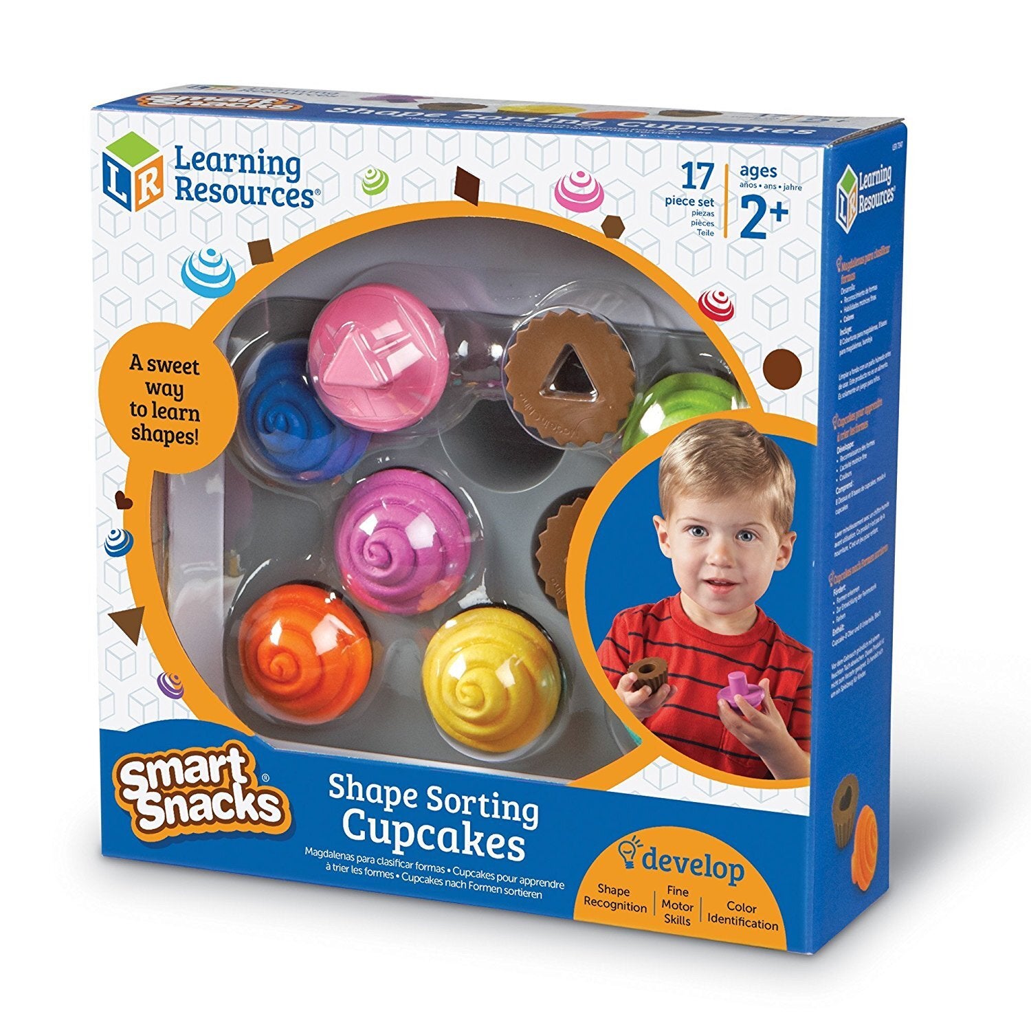 Learning resources shape sorting cupcakes top